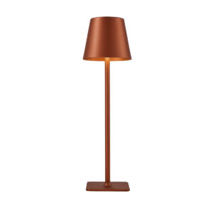 Portable table lamp Lux Atlis – portable table lamps in coffee and metal