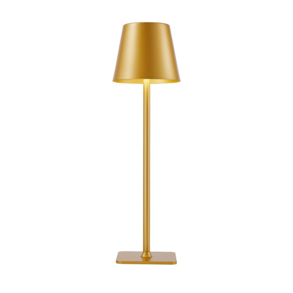 Portable table lamp Lux Atlis – portable table lamps in gold and metal