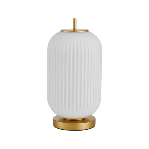 Table lamp Lux Olmeto – table lamps in gold and steel