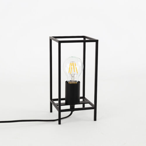 Table lamp Lux Melando – table lamps in matt black and steel