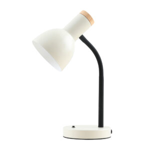 Table lamp Lux Senza – table lamps in beige and steel