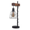 Table lamp Lux Reda – table lamps in matt black and steel
