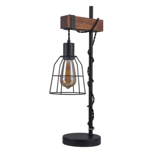 Table lamp Lux Reda – table lamps in matt black and steel