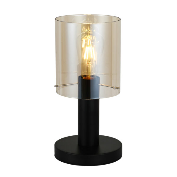 Table lamp Lux Sardo – table lamps in black and steel