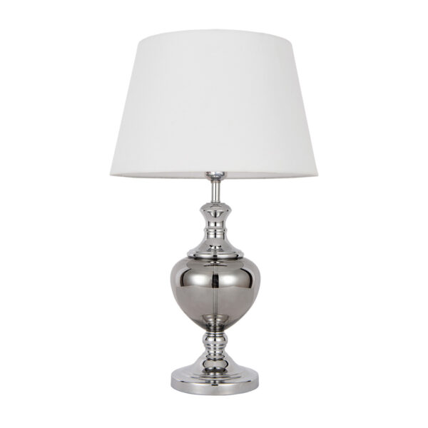 Table lamp Lux Korrez – table lamps in chrome and metal