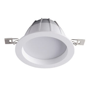 Recessed ceiling light Lux Ricardo – minimalist recessed ceiling light in white and aluminum