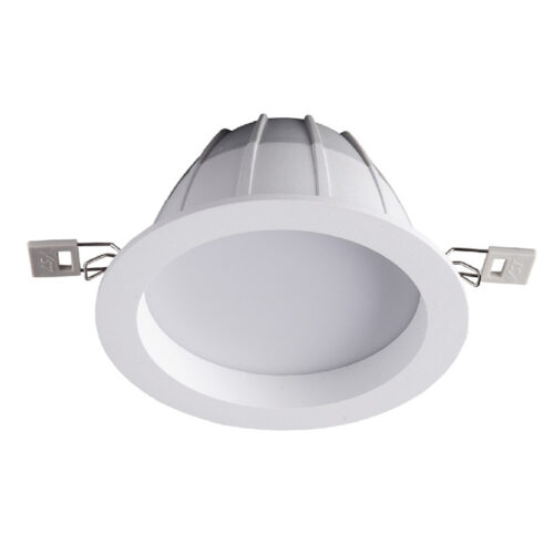 Recessed ceiling light Lux Ricardo – minimalist recessed ceiling light in white and aluminum