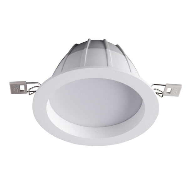 Recessed ceiling light Lux Ricardo – minimalist recessed ceiling light in white and aluminum