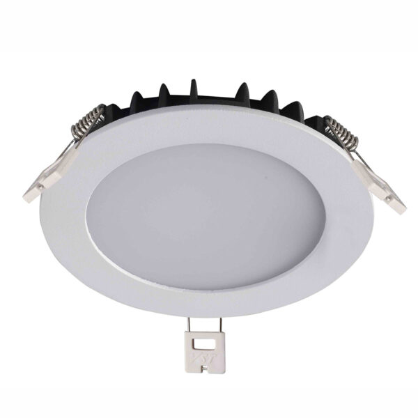 Recessed ceiling light Lux Vanity – minimalist recessed ceiling light in white and aluminum