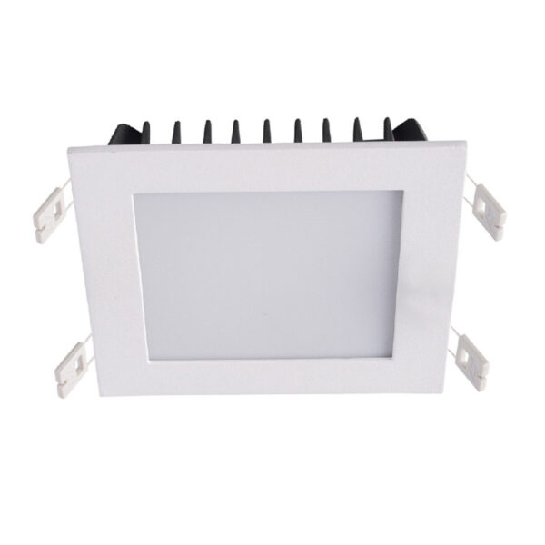 Recessed ceiling light Lux Gobby 24w – minimalist recessed ceiling light in white and aluminum