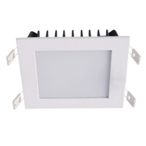 Recessed ceiling light Lux Gobby 28w – minimalist recessed ceiling light in white and aluminum