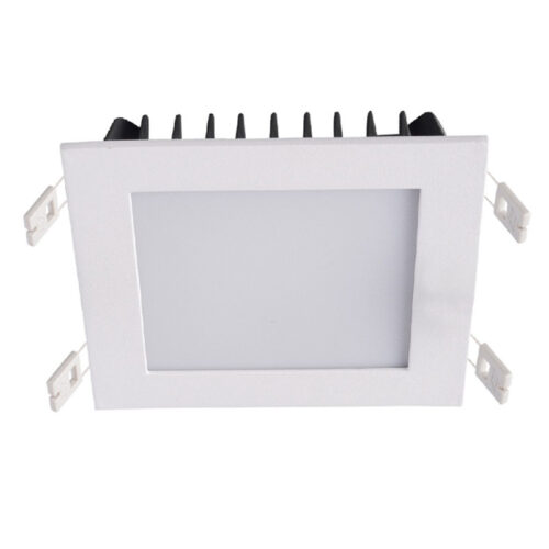 Recessed ceiling light Lux Gobby 28w – minimalist recessed ceiling light in white and aluminum