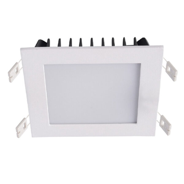 Recessed ceiling light Lux Gobby 28w – minimalist recessed ceiling light in white and aluminum