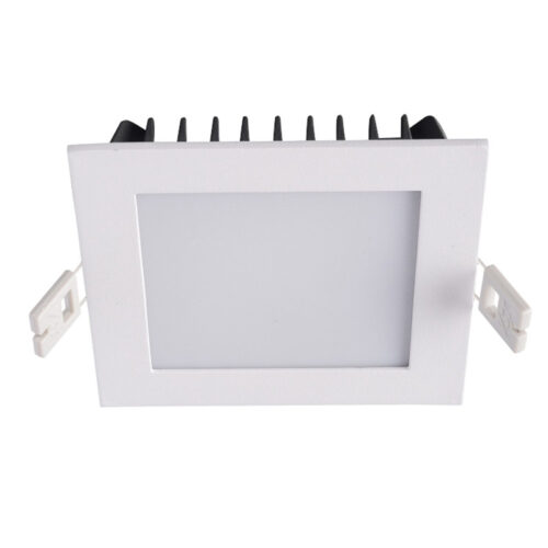 Recessed ceiling light Lux Gobby 14w – minimalist recessed ceiling light in white and aluminum