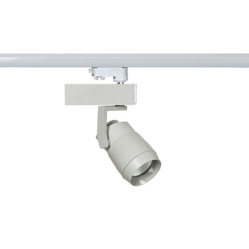 Track light projector Lux Void Custom Angle 3000K – adjustable track lighting in white and aluminum