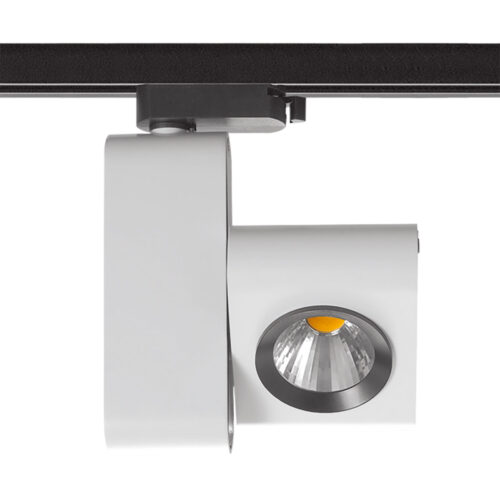 Track light projector Lux Render 4000K – adjustable track lighting in white