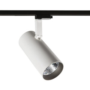 Track light projector Lux Russo L 4000K – adjustable track lighting in white grey and aluminum