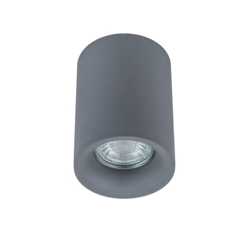 Surface mounted ceiling light Lux Flynn – surface mounted ceiling lights in grey and aluminium metal