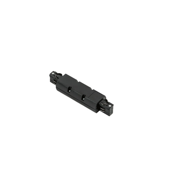 Track lighting accessorie Lux 3 phase - I joint - black – track lighting accessories in black and plastic