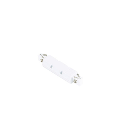 Track lighting accessorie Lux 3 phase - I joint - white – track lighting accessories in white and plastic