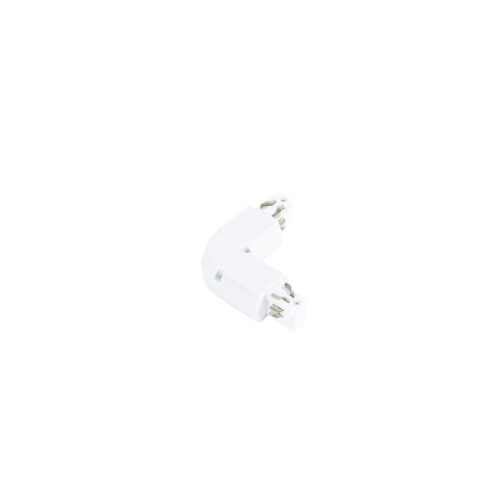Track lighting accessorie Lux 3 phase - L joint - white – track lighting accessories in white and plastic