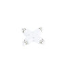 Track lighting accessorie Lux 3 phase - cross joint - white – track lighting accessories in white and plastic