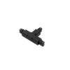 Track lighting accessorie Lux 3 phase - T joint - black – track lighting accessories in black and plastic