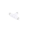 Track lighting accessorie Lux 3 phase - T joint - white – track lighting accessories in white and plastic