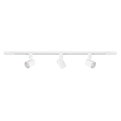 Track light set Lux Lumsi – track light sets in sandy white