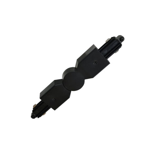 Track lighting accessorie Lux Marvi Connector Angular – track lighting accessories in black and plastic
