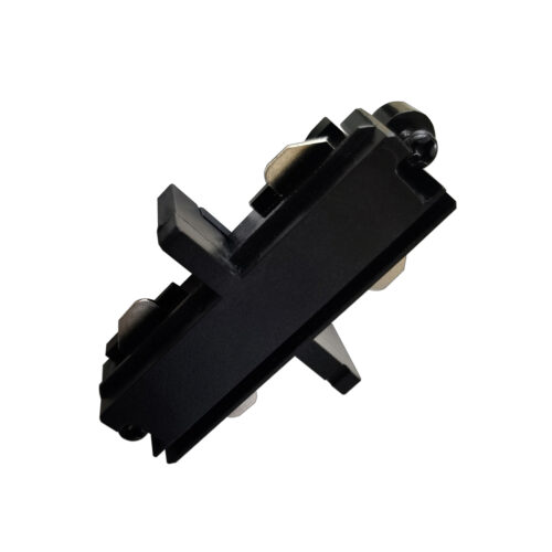 Track lighting accessorie Lux Marvi Connector Parallel Short – track lighting accessories in black and plastic