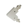 Track lighting accessorie Lux Marvi Connector Type L-Ext – track lighting accessories in white and plastic