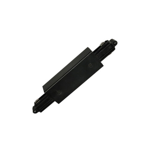 Track lighting accessorie Lux Marvi Connector Parallel Long – track lighting accessories in black and plastic