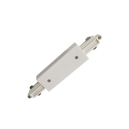 Track lighting accessorie Lux Marvi Connector Parallel Long – track lighting accessories in white and plastic