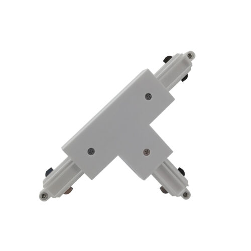 Track lighting accessorie Lux Marvi Connector Type T-Int – track lighting accessories in white and plastic