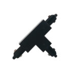 Track lighting accessorie Lux Marvi Connector Type T-Ext – track lighting accessories in black and plastic