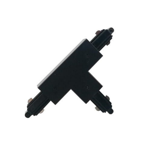 Track lighting accessorie Lux Marvi Connector Type T-Ext – track lighting accessories in black and plastic