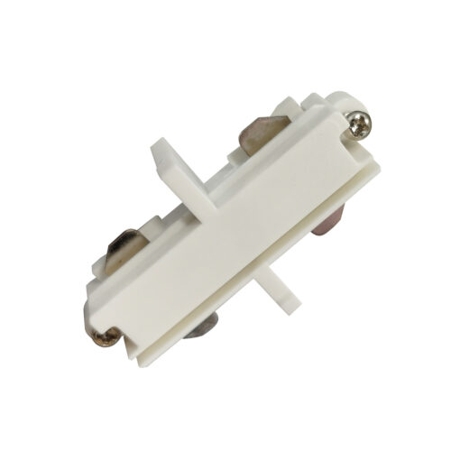Track lighting accessorie Lux Marvi Connector Parallel Short – track lighting accessories in white and plastic