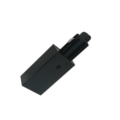 Track lighting accessorie Lux Marvi Power Adapter – track lighting accessories in black and plastic