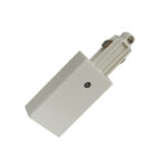Track lighting accessorie Lux Marvi Power Adapter – track lighting accessories in white and plastic
