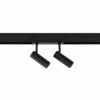 Magnetic rail light Lux Reno Double – magnetic rail lights in black and aluminum