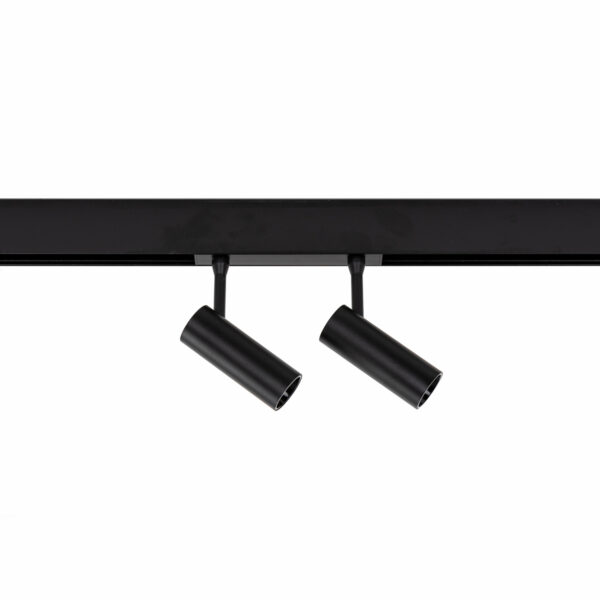 Magnetic rail light Lux Reno Double – magnetic rail lights in black and aluminum