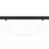 Magnetic rail light Lux Light Arc – magnetic rail lights in black and aluminum