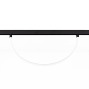 Magnetic rail light Lux Light Arc – magnetic rail lights in black and aluminum