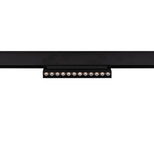 Magnetic rail light Lux Norman – magnetic rail lights in black and aluminium