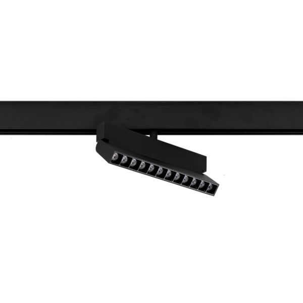Magnetic rail light Lux Norman Roto – magnetic rail lights in black and aluminum