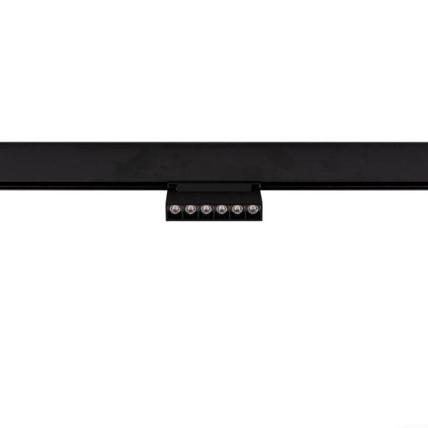 Magnetic rail light Lux Norman 6w – magnetic rail lights in black and aluminium
