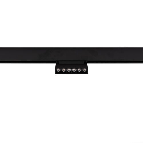 Magnetic rail light Lux Norman – magnetic rail lights in black and aluminium