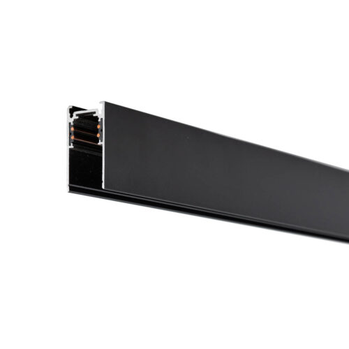 Accessories for track lighting Lux Magnetic Track 2 m – accessories for track lighting in black and aluminum