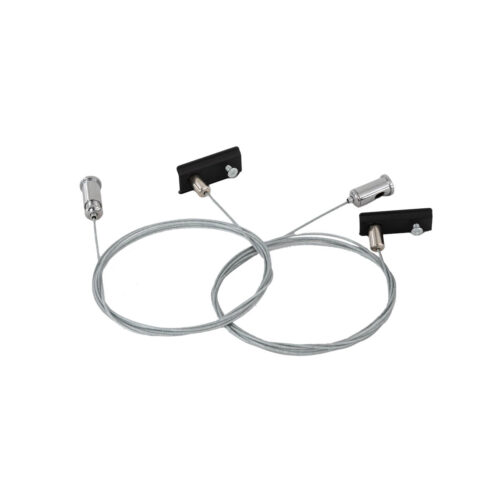 Accessories for track lighting Lux Magnetic Track Suspension Kit 2 pc – accessories for track lighting in black and metal